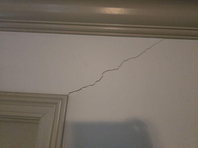 Interior Cracking Caused by Floor Settlement