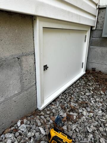 Custom Crawl Space Door