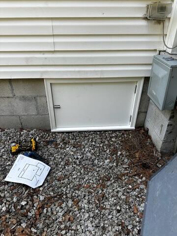 Custom Crawl Space Door
