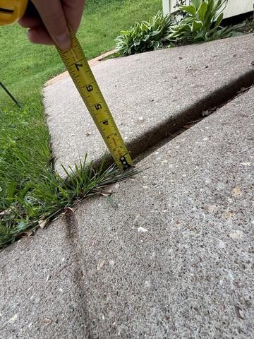 Unleveled Sidewalk