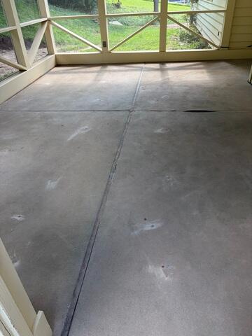 Lifted and Leveled Porch