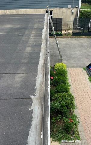 Years of damage to flat roof