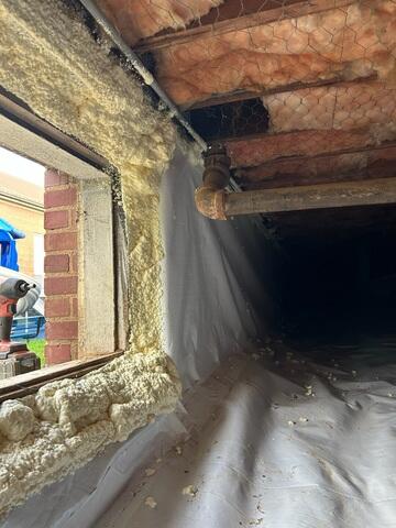 New Framing Installed