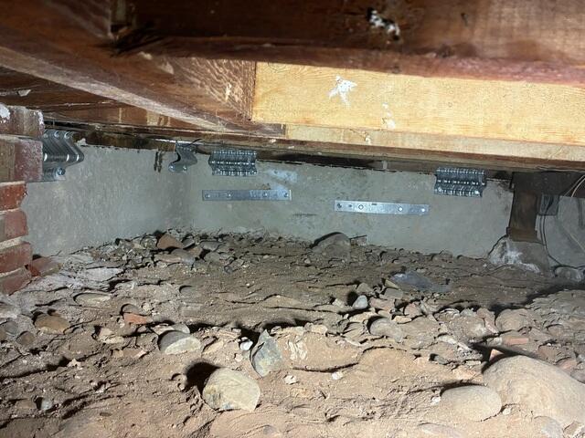 Foundation Connectors Installed During Seismic Retrofit in San Diego