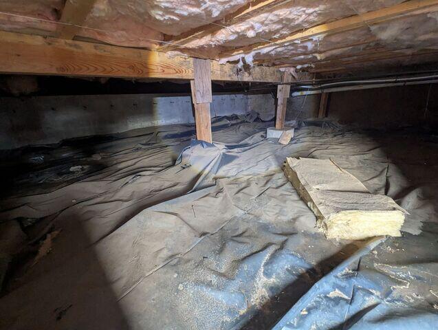 Very Dirty Crawl Space