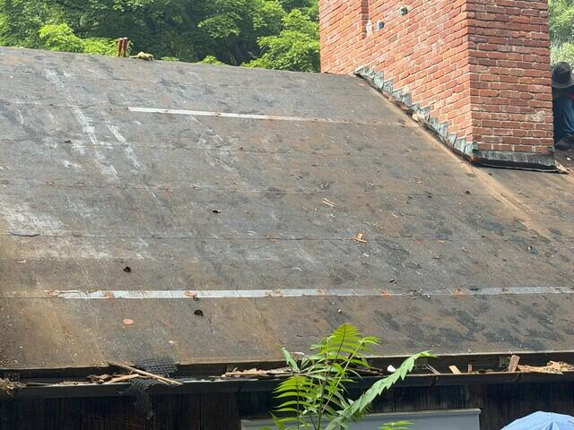 After Removal of shingle