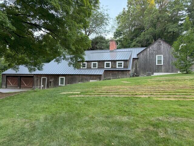Finished Standing seam metal roofing system