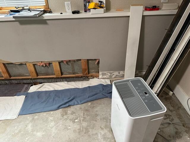 Once-flooded basement