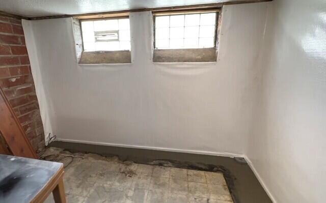 Finished, Waterproofed Basement