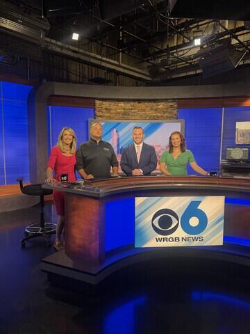 Nick with the CBS6 Team