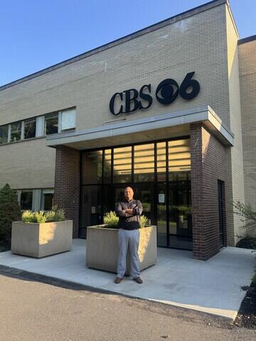 Nick outside of CBS6 Studio