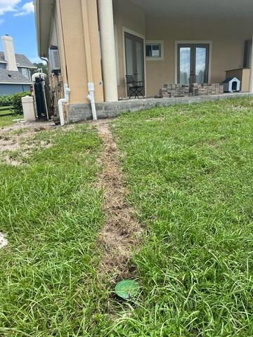 Complete Installation of Yard Drainage System