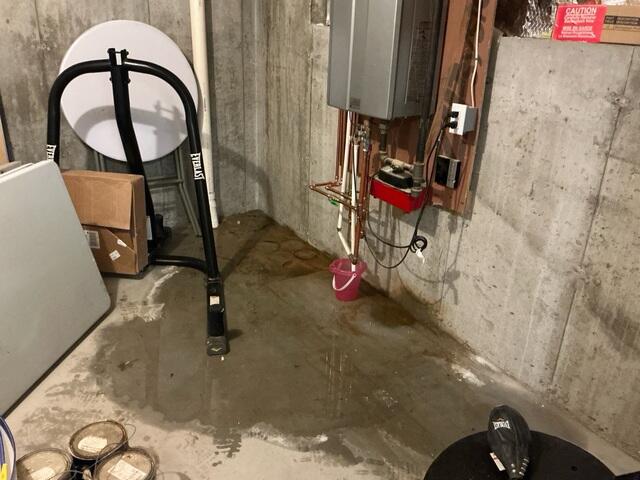 Water Pooling in Basement