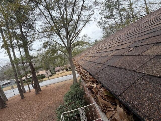 Full of debris
