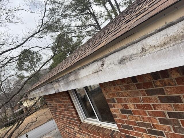 Removing the old rotted-out fascia