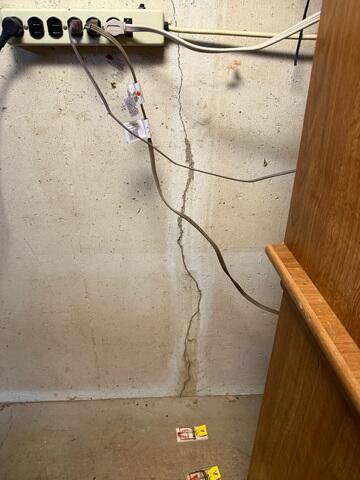Leaky Wall Crack