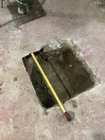 Concrete and Soil Removal for Footings