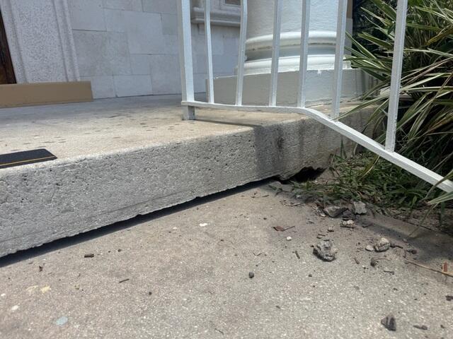 Concrete Walkway Settlement