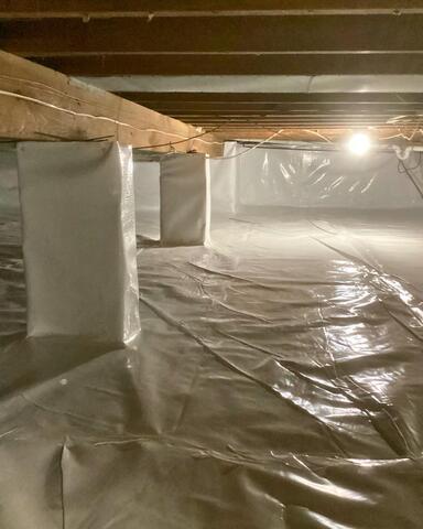 Crawl Space Moisture Barrier