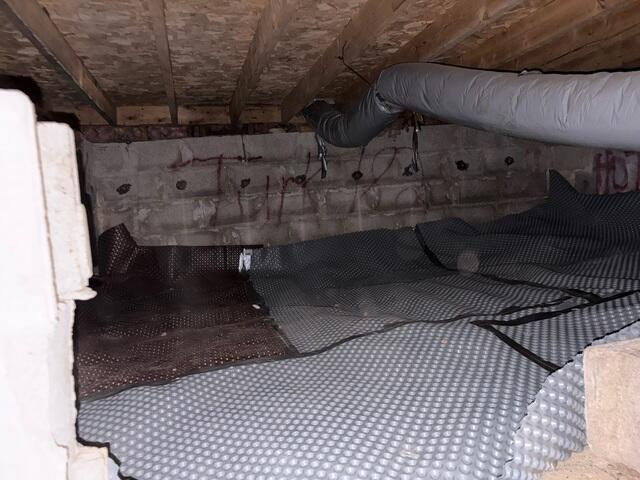 Crawl Space Drainage Matting