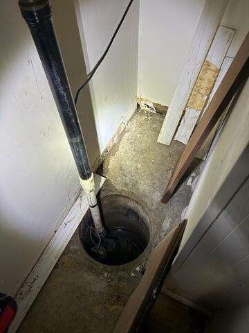 Old Basement Sump Pump