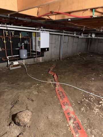 Damp Crawl Space