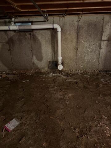 Damp Crawl Space