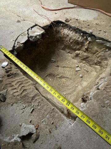 Concrete Removal for Footings