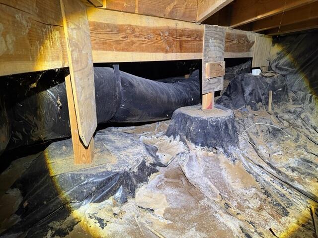 Subfloor Posts Lacking Adequate Strength