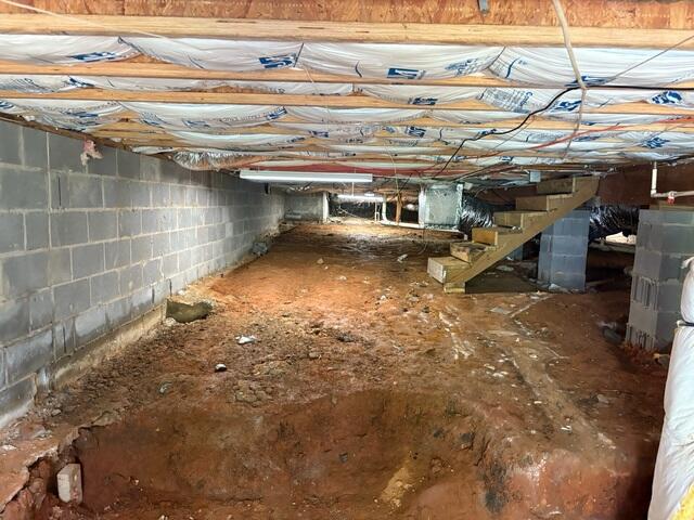 Crawl Space Cleaned Out