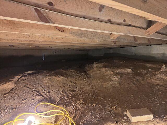 Crawl Space Before