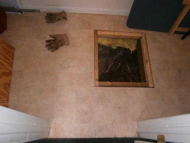 The Entrance to the Creepy Crawl Space in Superior