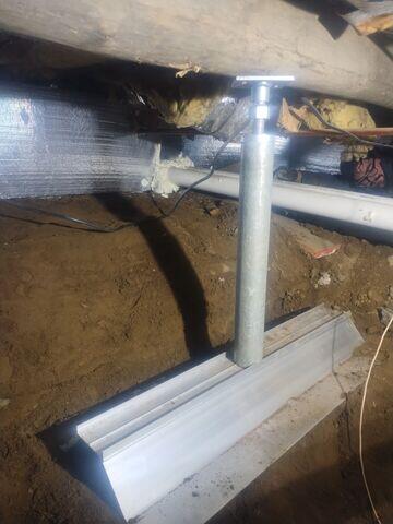 SmartJack System and SilverGlo Crawl Space Wall Insulation