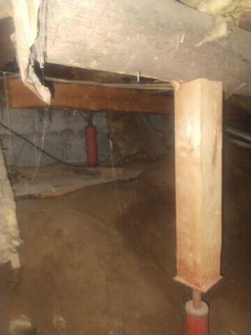 The cause for sagging floor beams