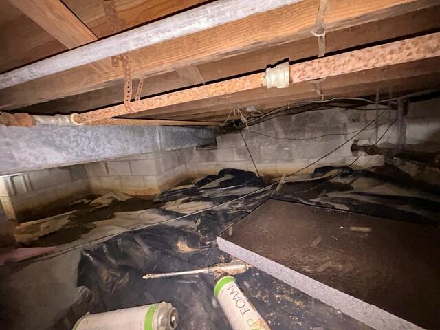 Crawl Space Debris