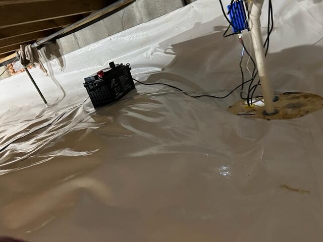 TripleSafe Sump Pump Installed