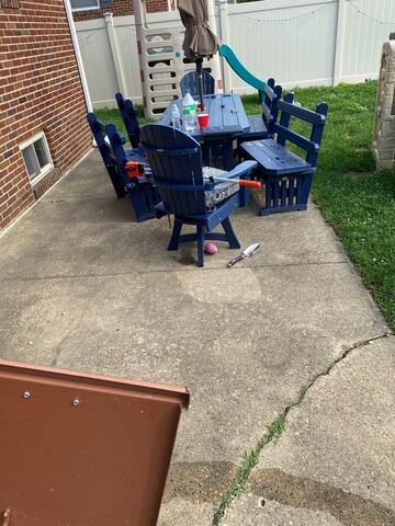 Cracked Patio