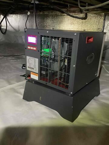 Crawl Space Dehumidifier Installed for Long-Term Humidity Control in Raleigh, NC