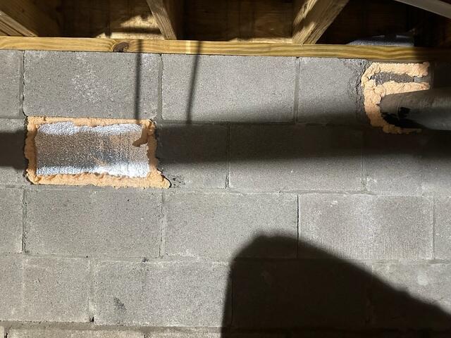 Vents Sealed with SilverGlo Panels