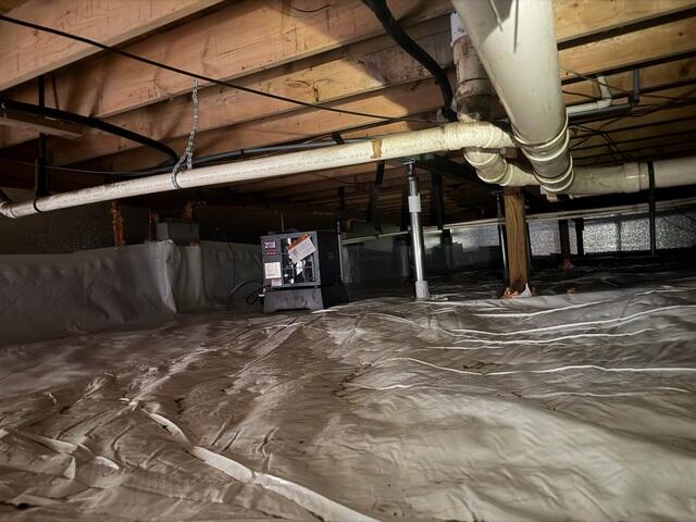 Crawl Space Encapsulation and Smartjack Supports