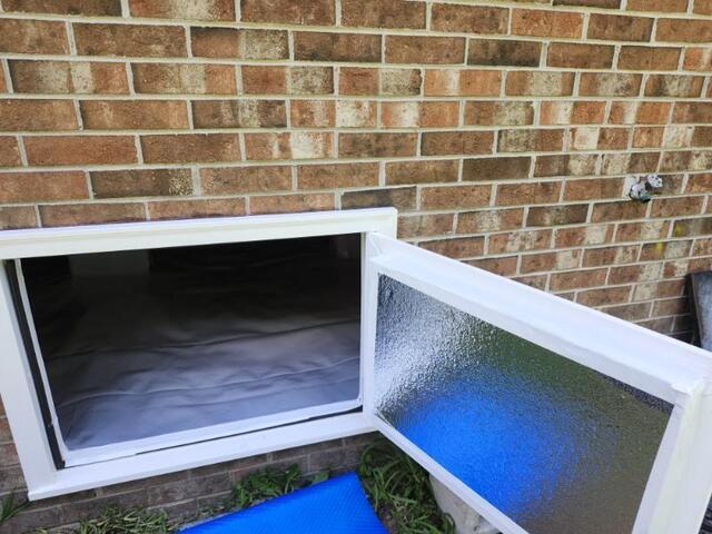 Custom Crawl Space Door