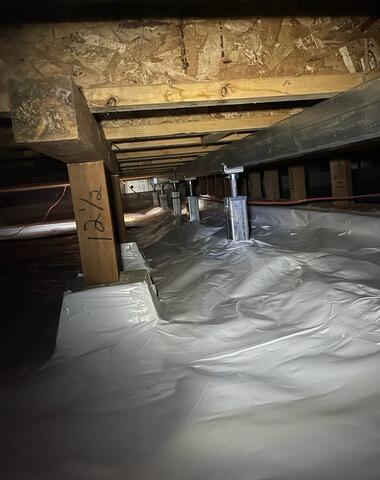 Restored Crawl Space