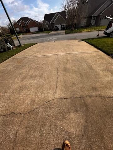 Cracks on Driveway