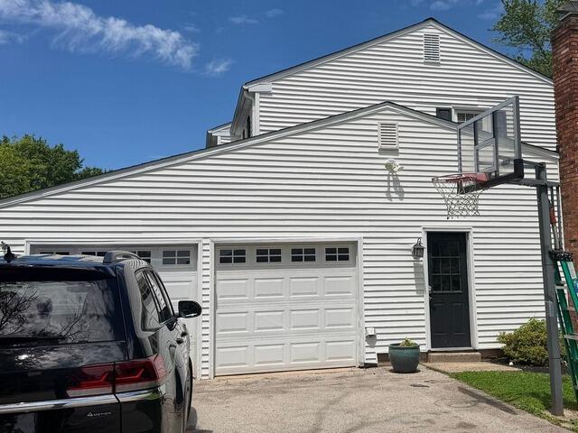 Garage Pent Roof (Before)