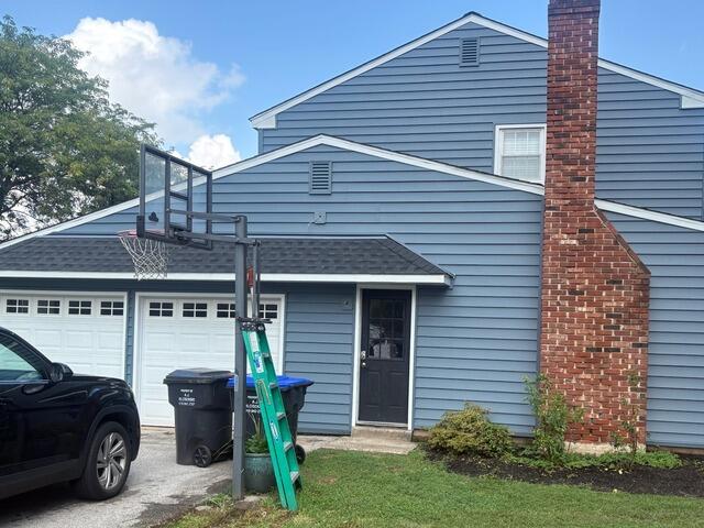 Garage Pent Roof ( After)