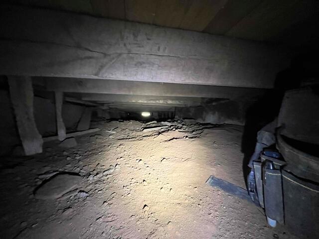 Upon inspection, we found the crawl space in rough shape. It was dirty, dark, and had signs of moisture throughout, which can contribute to foundation problems, wood rot, and even health problems.