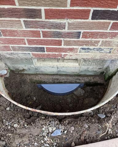 Adding Drainage To The Window Wells