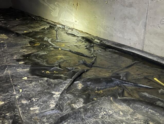 Standing Water in Crawl Space