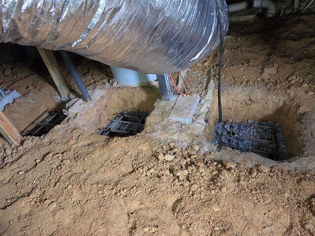 Poured Footings