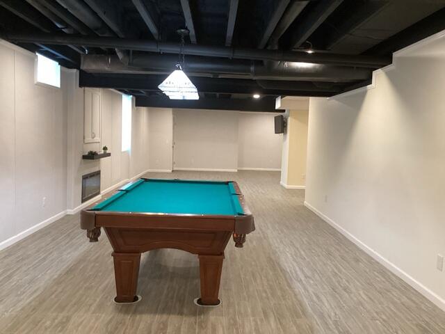 Completed Basement Finishing Project